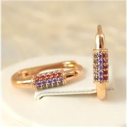 Серьги позолота H01-12553