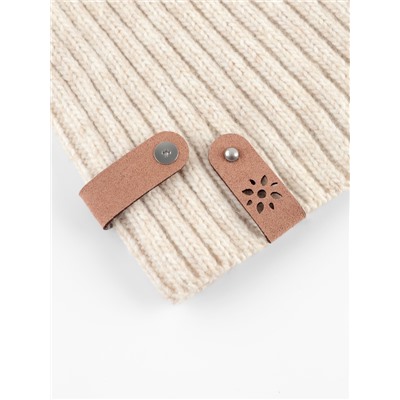 Бирка с кнопкой «Цветочек» TEIRA, 8×1.5 см, 10 шт., коричневая