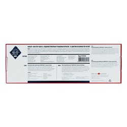 Гуашь художественная «ЗХК. Мастер класс», набор 12 цветов × 40 мл, (1741010)