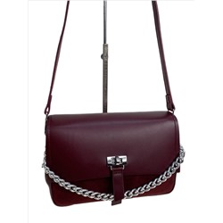 Женская сумка из искусственной замши и искусственной кожи, цвет бордовый