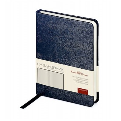 Ежедневник недатированный 88х131 мм 200 стр. "MEGAPOLIS" черный 3-283/02 Bruno Visconti