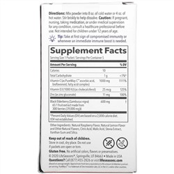 LifeSeasons, Clinical Immunity Elderberry Drink Mix, Berry-Lemon, 39,000 mg, 5 Packets, 3.14 g Each