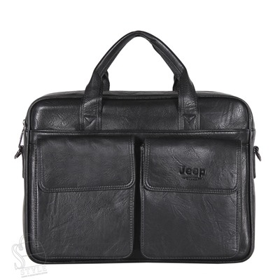 Портфель мужской 1802-01 black Jeep