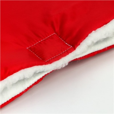 Муфта на ручку коляски, красная