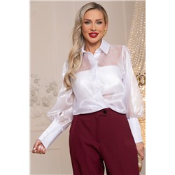 Блуза Вернисаж (белая) Б14318-33М