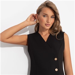 Жилет приталенный, Теперь ты босс (black)