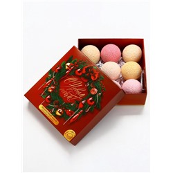 Бомбочки для ванны «С праздником», 9×40 г, Чистое счастье