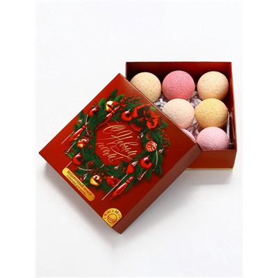 Бомбочки для ванны «С праздником», 9×40 г, Чистое счастье