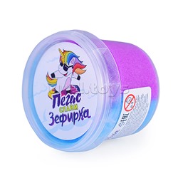 Слайм Зефирка, 100 гр., два цвета: синий и фиолетовый