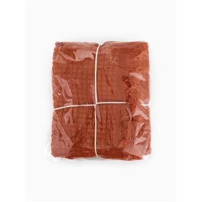 Плед «Этель» Relief, 130×170 см, 100% акрил, цвет терракотовый