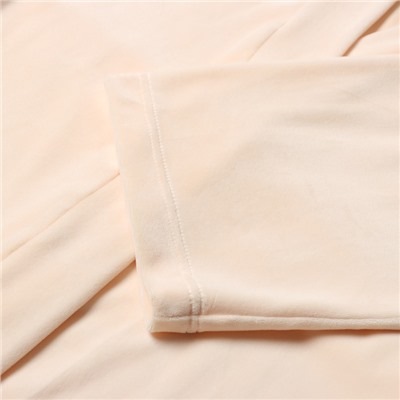 Халат домашний женский KAFTAN Plushy, размер 52-54, цвет молочный