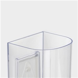 Диспенсер для жидкого мыла SAVANNA, механический, 500 мл, белый