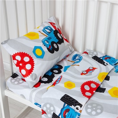 Постельное бельё ясельное «Стройка», бязь