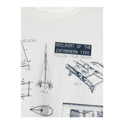 Фуфайка трикотажная для мальчиков (футболка) PLAYTODAY, 1243941