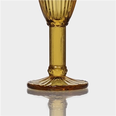 Бокал для шампанского «Босфор», 160 мл, 7×7×20 см, стекло, жёлтый