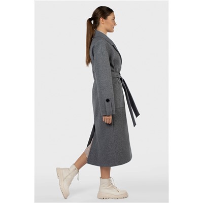 01-11456 Пальто женское демисезонное (пояс)