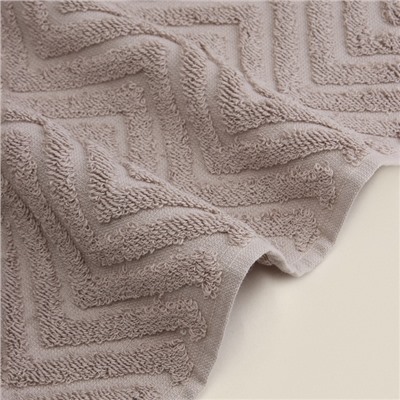 Полотенце махровое SL HOME: Geometry «Саббиа», 50×90 см, коричневое