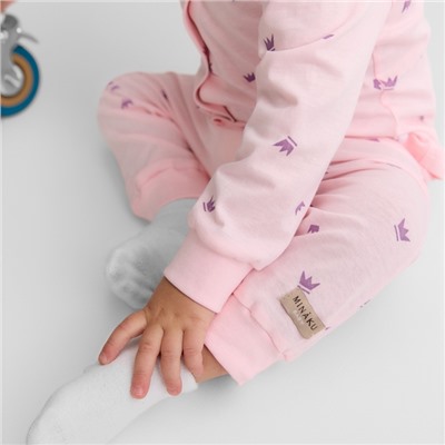 Кофточка детская MINAKU, рост 62-68 см, розовая