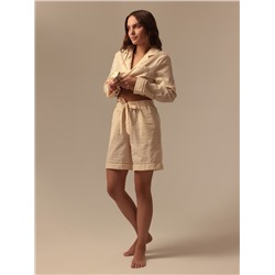 Шорты домашние женские SL Home Basic, бежевые, размер L