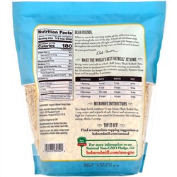 Bob's Red Mill, Organic Extra Thick Rolled Oats, Whole Grain, 32 oz (907 g)