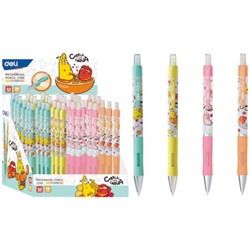 Авт. карандаш 0.5 мм EU765 "Larva" пластик ассорти (1656469) Deli