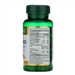 Nature's Bounty, Комплекс витаминов B, Time Released, 125 таблеток в оболочке