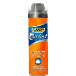 Пена для бритья BiC Sensitive Для чувствительной кожи 200мл