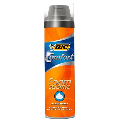 Пена для бритья BiC Sensitive Для чувствительной кожи 200мл