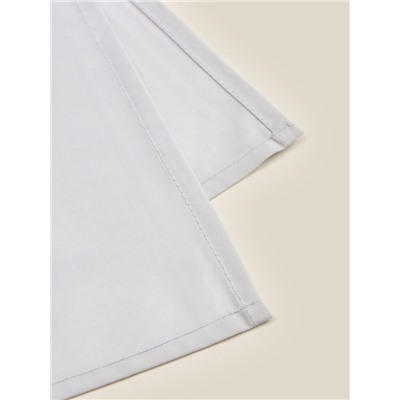 Простыня 1.5-спальная SL Home Percale 300ТС, 160×235 см, серая, хлопок 100%