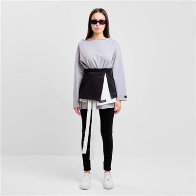 Лонгслив женский MIST, размер 44-46, серый