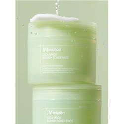 JMsolution Успокаивающие тонер-пэды для лица с центеллой / Cica Made Blemish Toner Pads, 100 шт. 28525