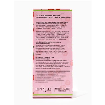 Туалетная вода женская Envie Morning Cherry, 100 мл