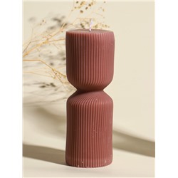 Свеча декоративная «Греция», капучино, 6×6×18 см
