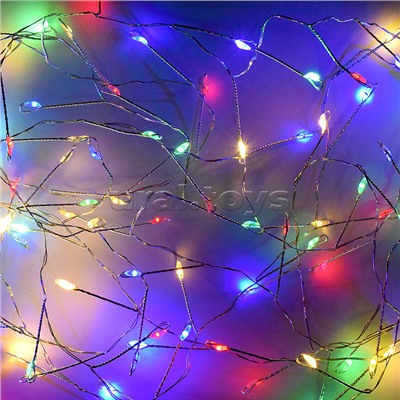 Электрогирлянда 3м, 200 ламп, цветная