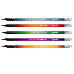 Карандаш черногр. "NAVY PEP’S ENERGY" трехгранный с ластиком НВ 852000 (отгрузка кратно 6шт) Maped