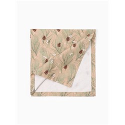 Дорожка на стол новогодняя Этель Spruce branches 30×70 см, 100% хлопок, саржа 190 г/м², бежевая