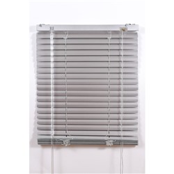 Алюминиевые жалюзи, размер 40×160 см, цвет серебро