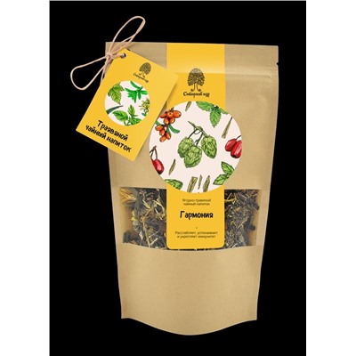 Чайный напиток травяной «Гармония» / CraftTea / 50 г / Сибирский кедр
