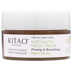 Kitao, Matcha & Chia, Facial Cream, 1.7 fl oz (50 g)