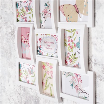 Фоторамка коллаж 58,5х45 белая / 342-7 /уп 12/12 фото