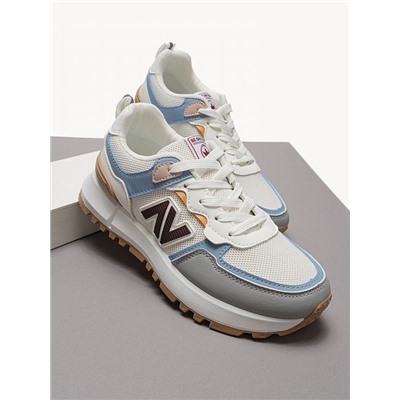 AG022-050 бел Кроссовки женские (36-41)/10