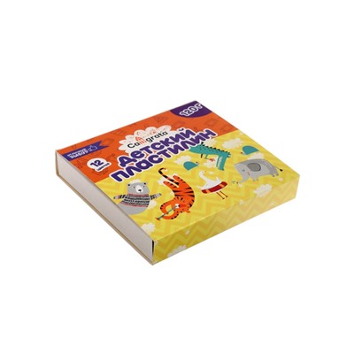 Пластилин Calligrata «Классический», 12 цветов, 120 г