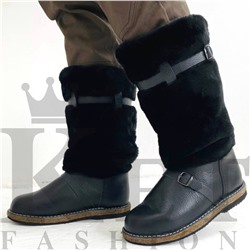 Мужские унты, высокие, войлочная подошва