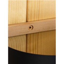 Абажур для бани и сауны «Лофт», берёза, металл, настенный