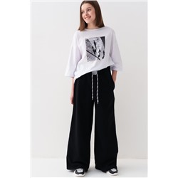 Брюки трикотажные для девочек PLAYTODAY, 1240278