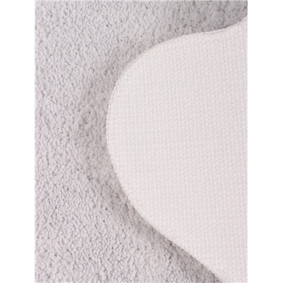 Коврик Savanna Cloud, 58×82 см, ворс 2 см, микрофибра, серый