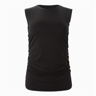 Майка женская MINAKU: Basic line, размер 44, чёрная