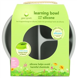 Green Sprouts, Learning Bowl, 9+ Months, Gray, 1 Bowl