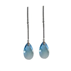 Серьги с кристаллами Swarovski