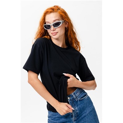 Футболка оверсайз женская 14415/1 (Черный)